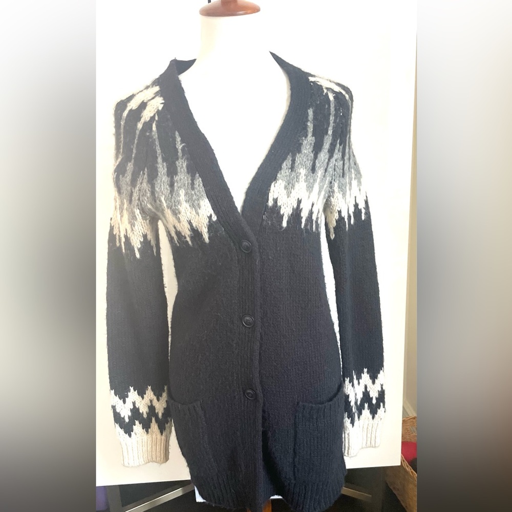 Ralph Lauren Black and White cardigan Sweater